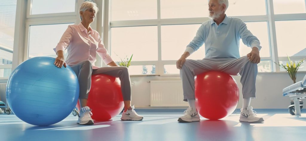 تمرینات تعادلی در سالمندان